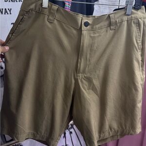 Banana Republic Men's Khaki Flat Front Shorts